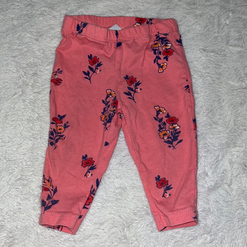 (3 for $10) carters floral leggings